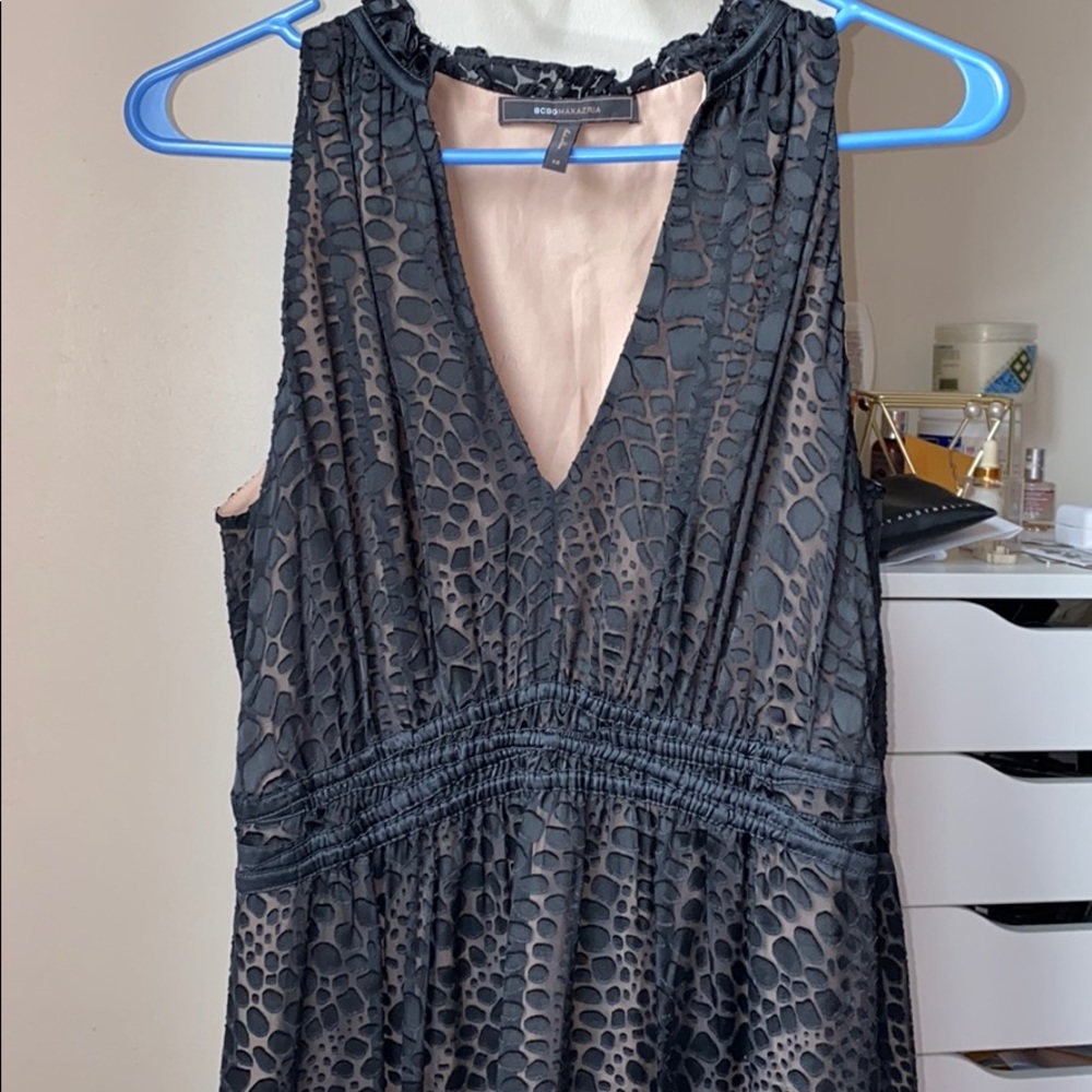 Black cocktail dress